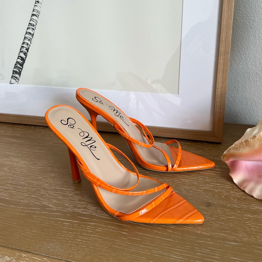 Orange heels